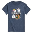 thumbnail image 1 of Peanuts - Peanuts Winter Stickers - Men's Short Sleeve Graphic T-Shirt, 1 of 5