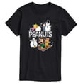thumbnail image 1 of Peanuts - Peanuts Winter Stickers - Men's Short Sleeve Graphic T-Shirt, 1 of 5