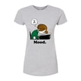 thumbnail image 1 of Peanuts - Peppermint Patty Mood - Juniors Fitted Graphic T-Shirt, 1 of 6