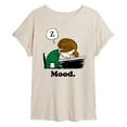thumbnail image 1 of Peanuts - Peppermint Patty Mood - Women's Oversized T-Shirt, 1 of 6
