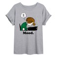 thumbnail image 1 of Peanuts - Peppermint Patty Mood - Women's Oversized T-Shirt, 1 of 6