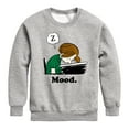 thumbnail image 1 of Peanuts - Peppermint Patty Mood - Toddler & Youth Crewneck Fleece Sweatshirt, 1 of 6