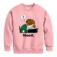 thumbnail image 1 of Peanuts - Peppermint Patty Mood - Toddler & Youth Crewneck Fleece Sweatshirt, 1 of 5