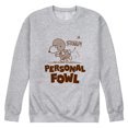 thumbnail image 1 of Peanuts - Personal Fowl Graphic Fleece Sweatshirt, 1 of 5