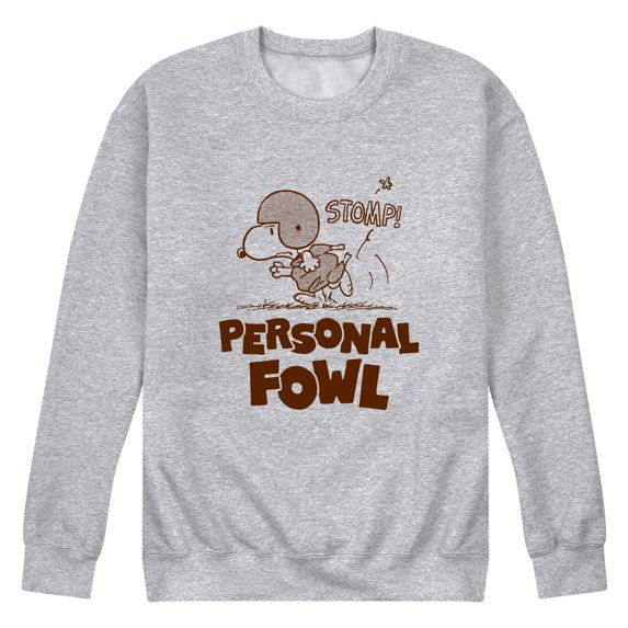 Peanuts - Personal Fowl Graphic Fleece Sweatshirt