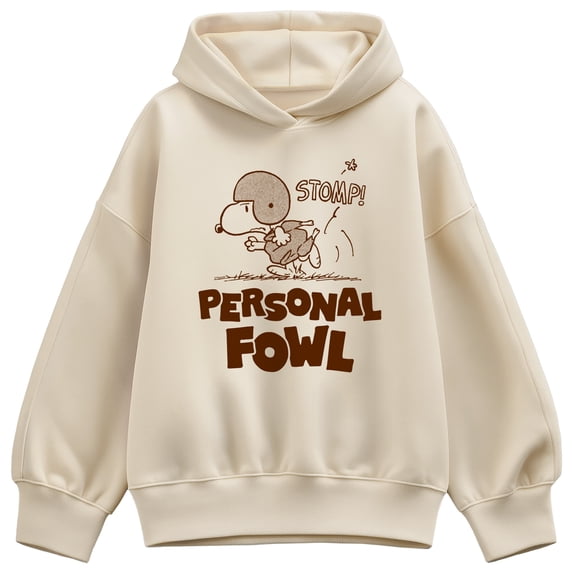 Peanuts - Personal Fowl Women's Oversized Fleece Hoodie Sweatshirt
