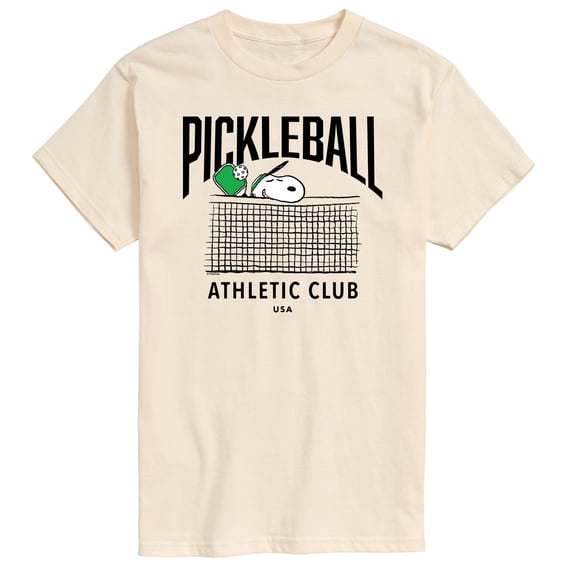 Peanuts - Pickleball - Men's Short Sleeve Graphic T-Shirt