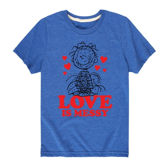 Peanuts - Pigpen Love Is Messy - Toddler And Youth Short Sleeve Graphic T-Shirt