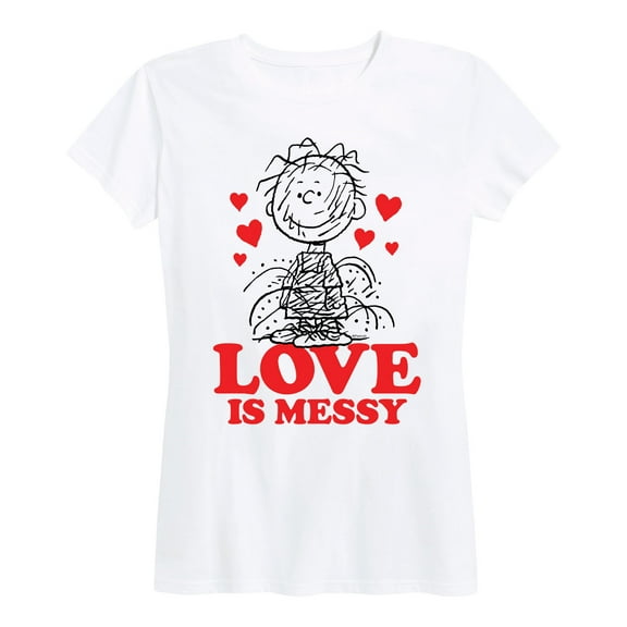 Peanuts - Pigpen Love Is Messy - Women's Short Sleeve Graphic T-Shirt