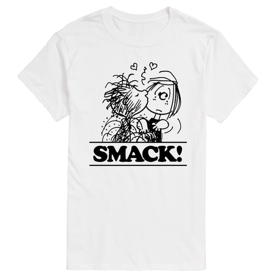 Peanuts - Pigpen Peppermint Patty Smack - Men's Short Sleeve Graphic T-Shirt