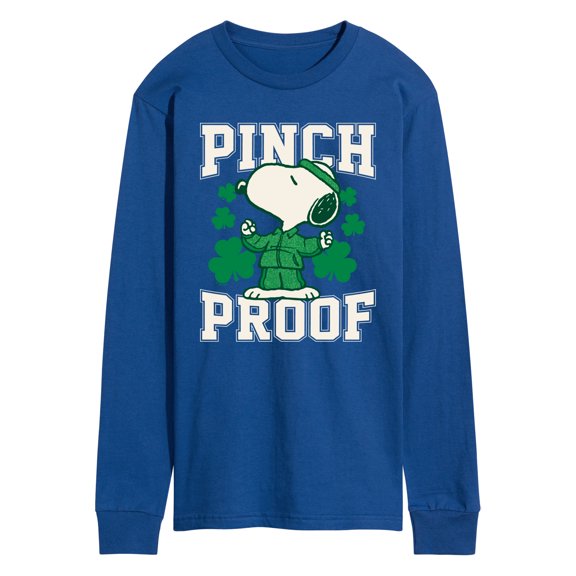 Peanuts - Pinch Proof Snoopy - Men's Long Sleeve Graphic T-Shirt
