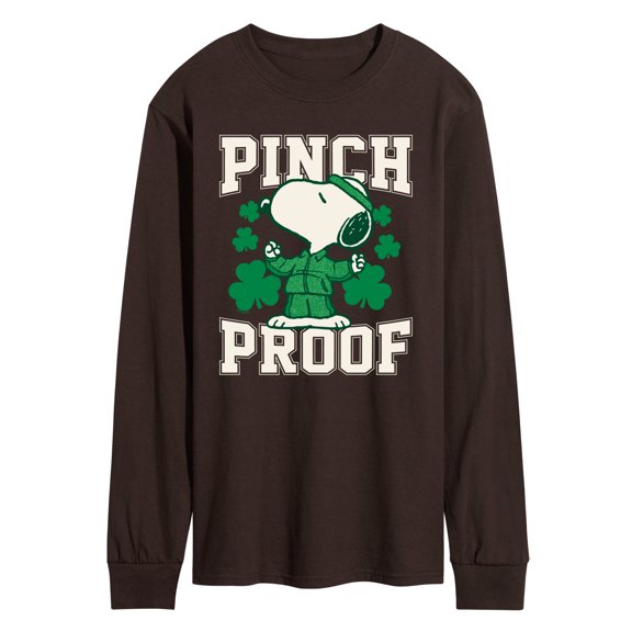 Peanuts - Pinch Proof Snoopy - Men's Long Sleeve Graphic T-Shirt