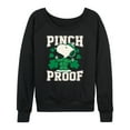 thumbnail image 1 of Peanuts - Pinch Proof Snoopy - Women's French Terry Long Sleeve Pullover, 1 of 5