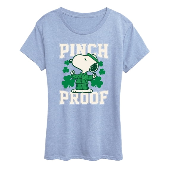 Peanuts - Pinch Proof Snoopy - Women's Short Sleeve Graphic T-Shirt