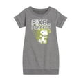 thumbnail image 1 of Peanuts - Pixel Perfect - Toddler & Youth Girls Fleece Dress, 1 of 6
