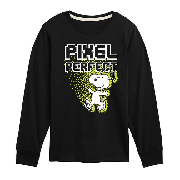 Peanuts - Pixel Perfect - Toddler & Youth Long Sleeve Graphic T-Shirt