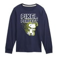 thumbnail image 1 of Peanuts - Pixel Perfect - Toddler & Youth Long Sleeve Graphic T-Shirt, 1 of 5