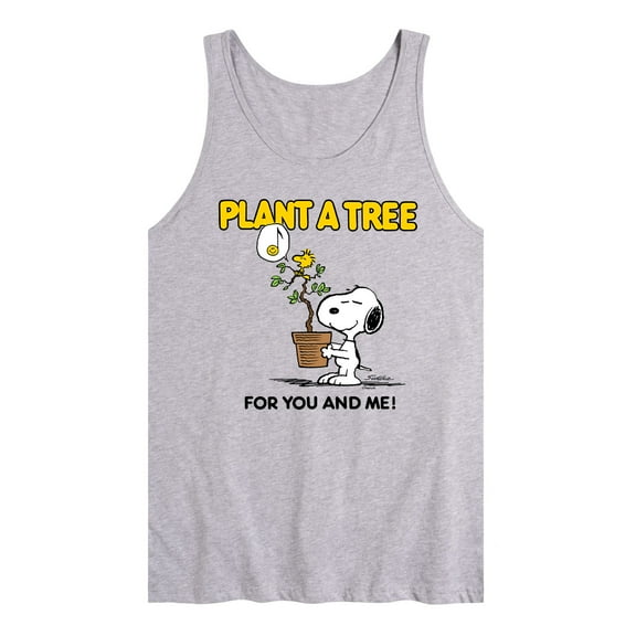 Peanuts - Plant A Tree - Men's Jersey Tank Top
