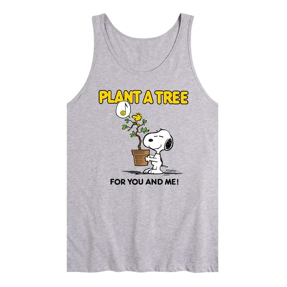 Peanuts - Plant A Tree - Men's Jersey Tank Top