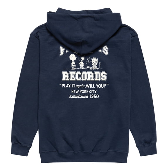 Peanuts - Play It Records Graphic Fleece Pullover Hoodie