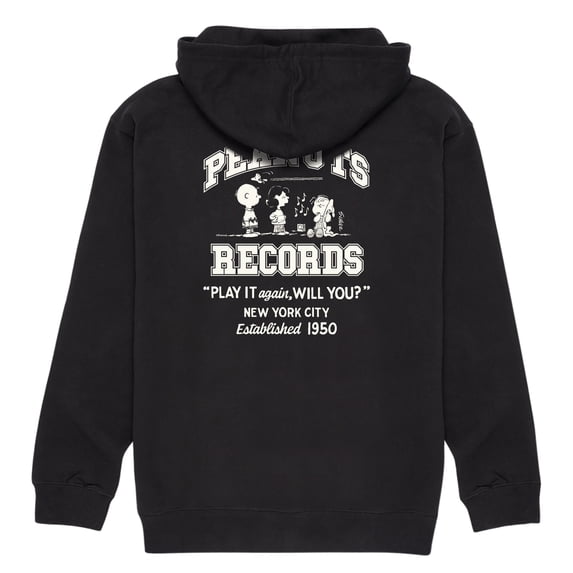 Peanuts - Play It Records Graphic Fleece Pullover Hoodie