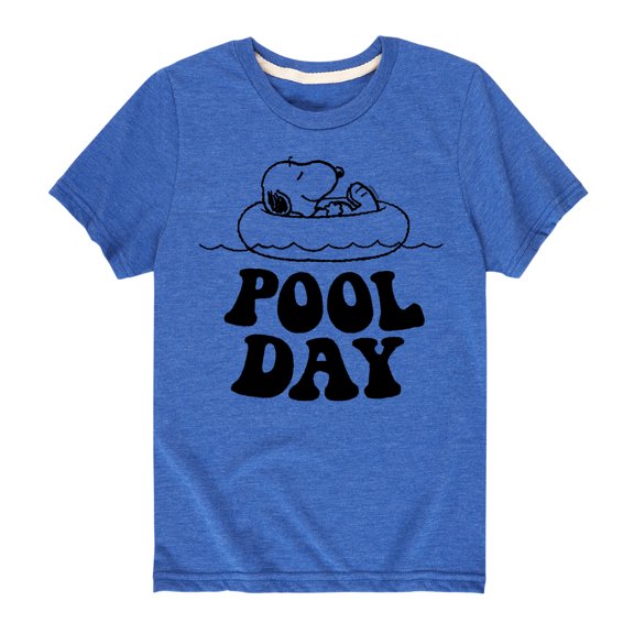 Peanuts - Pool Day - Toddler And Youth Short Sleeve Graphic T-Shirt