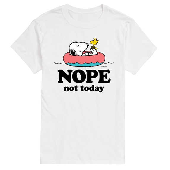 Peanuts - Pool Nope Not Today - Men's Short Sleeve Graphic T-Shirt