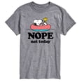 thumbnail image 1 of Peanuts - Pool Nope Not Today - Men's Short Sleeve Graphic T-Shirt, 1 of 6