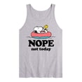 thumbnail image 1 of Peanuts - Pool Nope Not Today - Men's Sleeveless Graphic Tank, 1 of 5