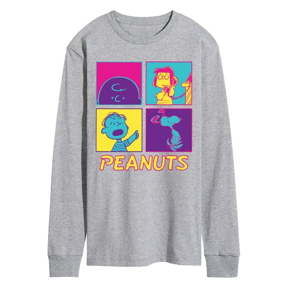 Peanuts - Pop Grid - Men's Long Sleeve Graphic T-Shirt