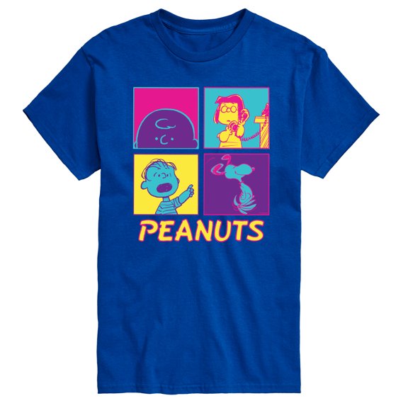 Peanuts - Pop Grid - Men's Short Sleeve Graphic T-Shirt