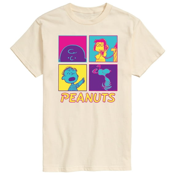 Peanuts - Pop Grid - Men's Short Sleeve Graphic T-Shirt