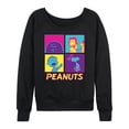 thumbnail image 1 of Peanuts - Pop Grid - Women's French Terry Long Sleeve Shirt, 1 of 5