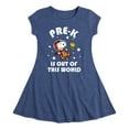 thumbnail image 1 of Peanuts - Pre-K Just Got Cooler - Toddler And Youth Girls Fit And Flare Dress, 1 of 1
