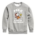 thumbnail image 1 of Peanuts - Pre-K Out Of This World - Toddler And Youth Crewneck Fleece Sweatshirt, 1 of 6