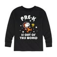 thumbnail image 1 of Peanuts - Pre K is Out of This World - Toddler And Youth Long Sleeve Graphic T-Shirt, 1 of 6