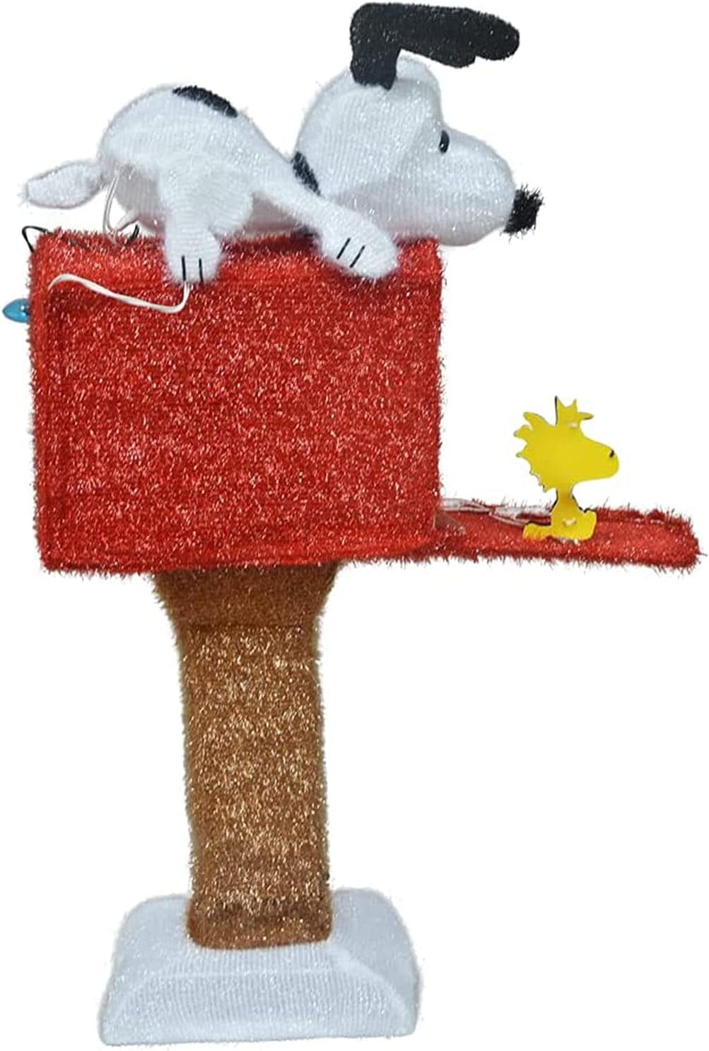 18in PEANUTS 3D PRE-LIT LED YARD ART WOODSTOCK IN SANTA HAT » Total