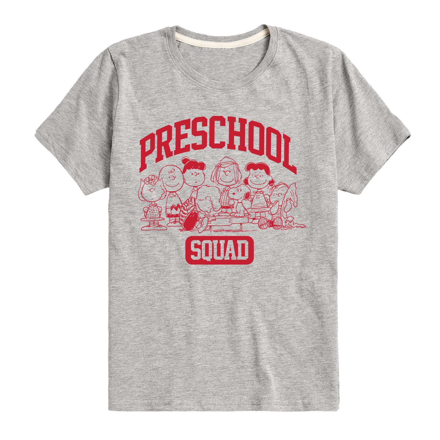 Peanuts Preschool Squad Toddler & Youth Short Sleeve Graphic T