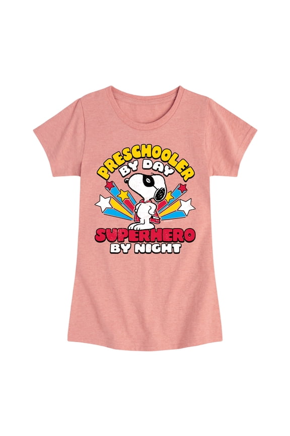 - Preschooler By Day - Toddler And Youth Girls Short Sleeve Graphic T-Shirt