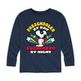 thumbnail image 1 of Peanuts - Preschooler By Day - Toddler And Youth Long Sleeve Graphic T-Shirt, 1 of 6