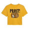 thumbnail image 1 of Peanuts - Prost Snoopy Root Beer - Juniors Cropped Cotton Blend T-Shirt, 1 of 6