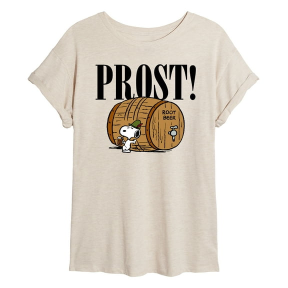 Peanuts - Prost Snoopy Root Beer - Women's Oversized T-Shirt