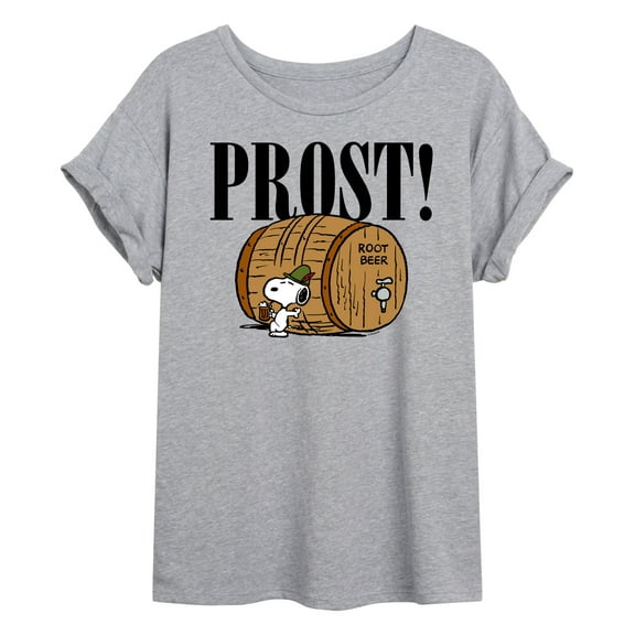Peanuts - Prost Snoopy Root Beer - Juniors Ideal Flowy Muscle T-Shirt
