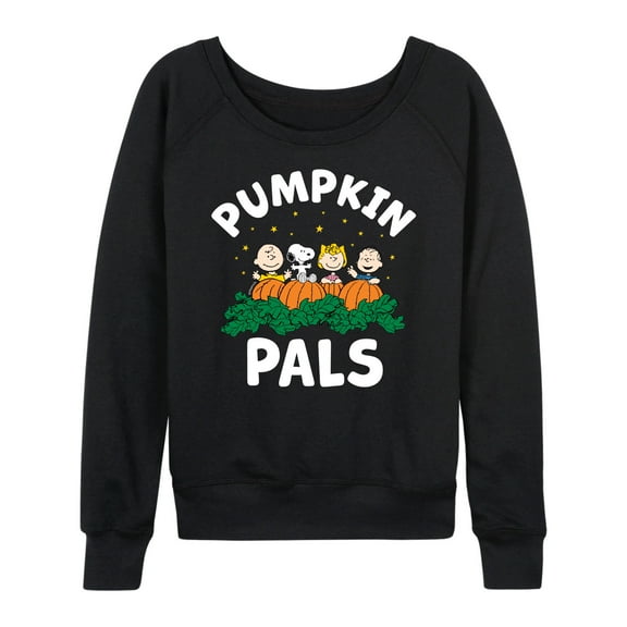 Peanuts - Pumpkin Pals - Women's Lightweight French Terry Long Sleeve Shirt