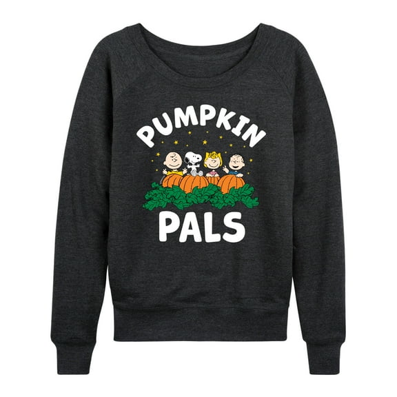 Peanuts - Pumpkin Pals - Women's Lightweight French Terry Long Sleeve Shirt