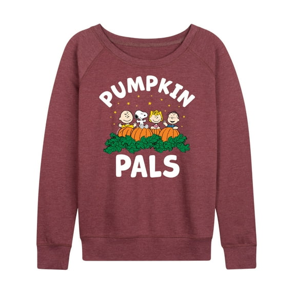 Peanuts - Pumpkin Pals - Women's Lightweight French Terry Long Sleeve Shirt