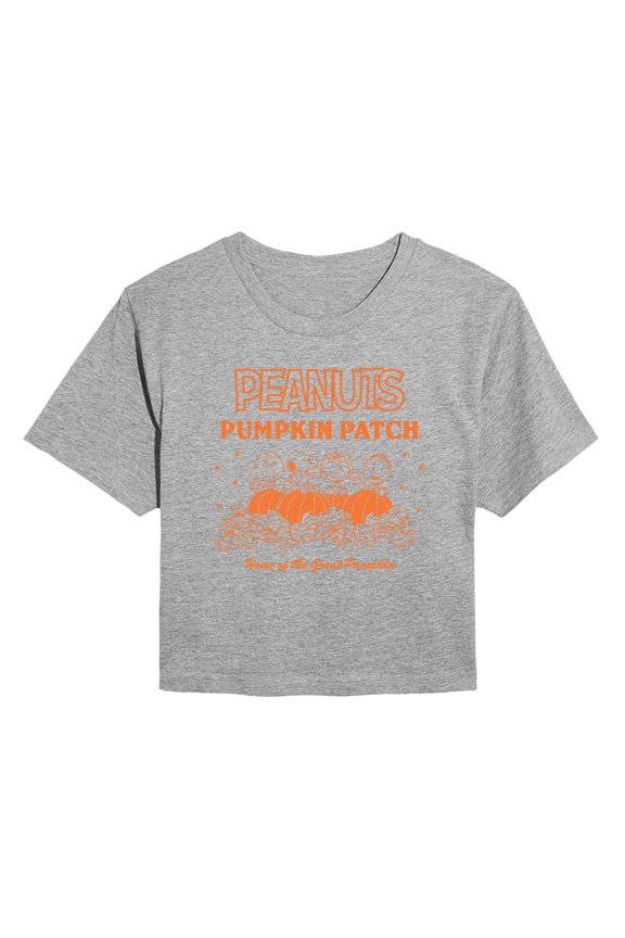 - Pumpkin Patch - Juniors Cropped Graphic T-Shirt