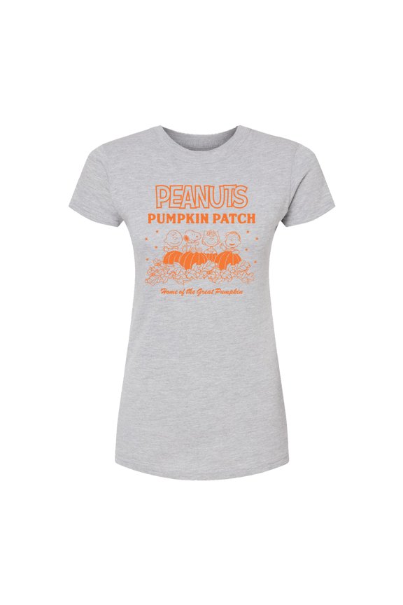 - Pumpkin Patch - Juniors Fitted Graphic T-Shirt
