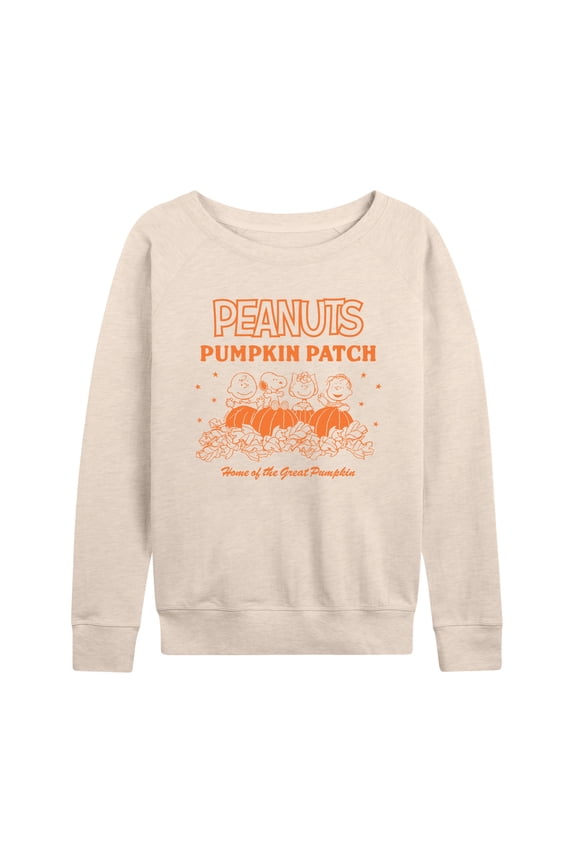 - Pumpkin Patch - Women's French Terry Long Sleeve Pullover