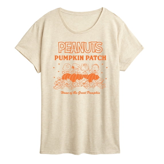 Peanuts - Pumpkin Patch - Women's Short Sleeve Graphic T-Shirt